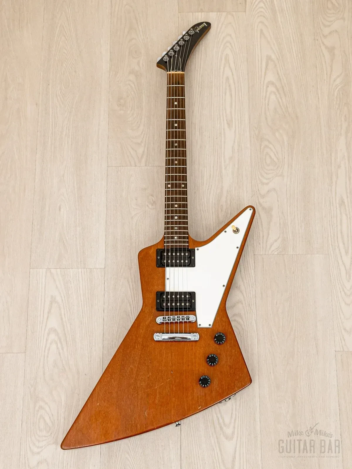 Электрогитара Gibson Explorer Limited Edition 1976 Vintage Reissue HH Natural w/case USA 1998