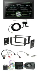 Автомагнитола Pioneer 2DIN, CD, USB, Bluetooth, DAB, для Ford S-Max/Mondeo, совместимая с кнопками на руле, с CAN-Bus