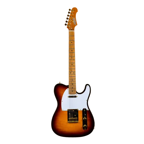 Электрогитара JET Guitars JT-600 Telecaster Gold HW Brown Sunburst