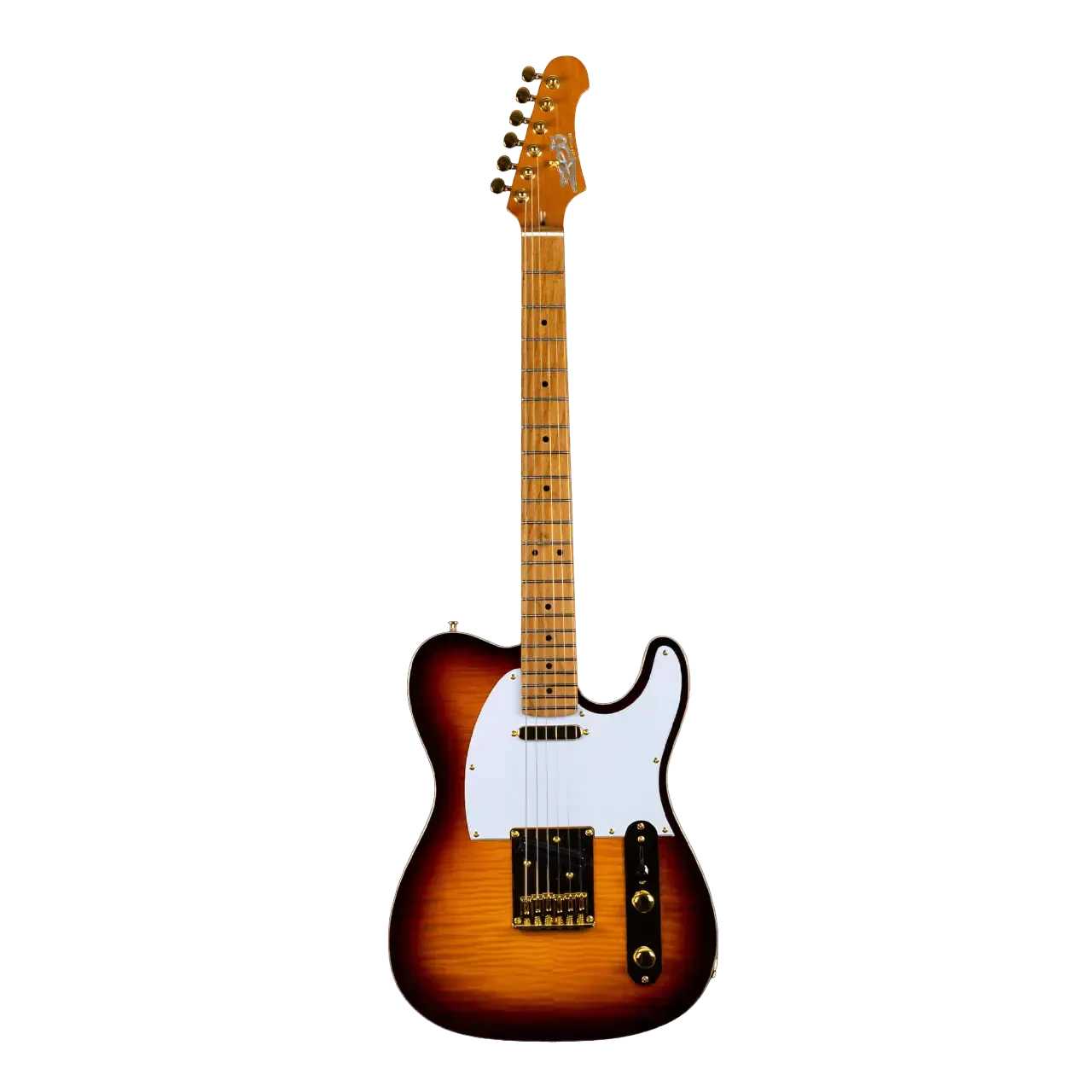 Электрогитара JET Guitars JT-600 Telecaster Gold HW Brown Sunburst