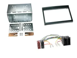 Einbauset Doppel DIN Autoradio für Porsche Boxster 1996-2004