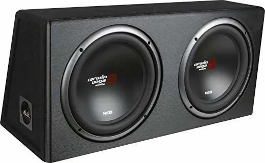Cerwin-Vega XED Series Dual 10” Car Subwoofer Factory-Tuned Vented Enclosure