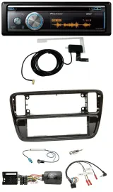 Pioneer Bluetooth DAB Lenkrad USB CD Autoradio für VW Up AA AAN 11-16 Klavierlac