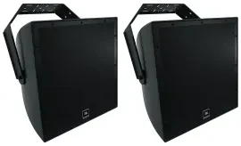 (2) JBL AWC15LF-BK 15" Black Indoor/Outdoor 70v Commercial Subwoofers Subs