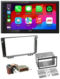 Автомагнитола для Land Rover Freelander 2004–2006 JVC 2-DIN, Bluetooth, DAB, USB, MP3