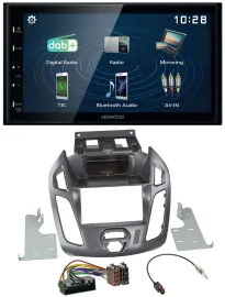 Kenwood 2DIN Bluetooth MP3 USB DAB Autoradio für Ford Transit ohne Display 2012-