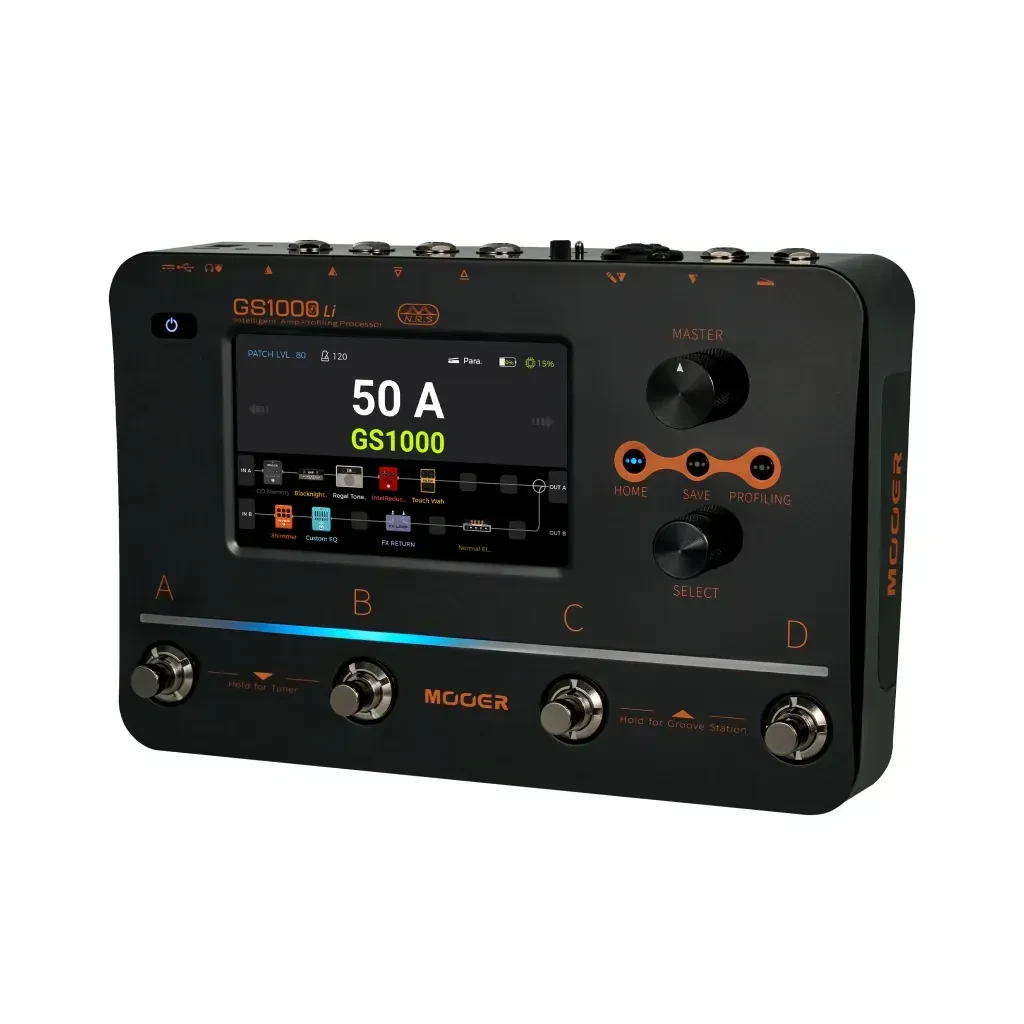 Процессор эффектов для гитары Mooer GS1000 Li со встроенным аккумулятором