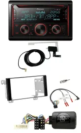 Автомагнитола для Subaru Forester SJ/Impreza Pioneer 2DIN, DAB, USB, CD, Bluetooth, поддержка управления с руля