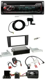 Pioneer DAB CD Lenkrad USB Bluetooth Autoradio für Audi A4 B5 1999-2001 BOSE Vol
