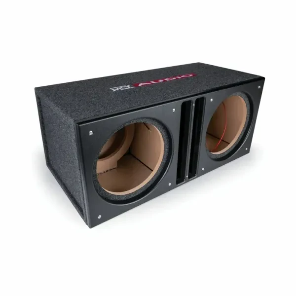 MTX SLH12X2 12" Sledgehammer Unloaded Enclosure For Dual Round Car Subwoofers