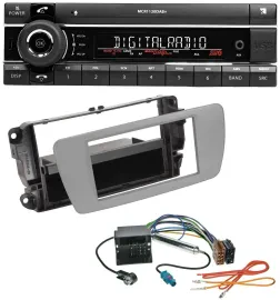 Kienzle Bluetooth MP3 USB DAB Autoradio für Seat Ibiza (ab 08) - dublingrau