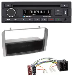 Blaupunkt USB MP3 Bluetooth DAB CD Autoradio für Alfa Romeo 147 GT silber Ablage