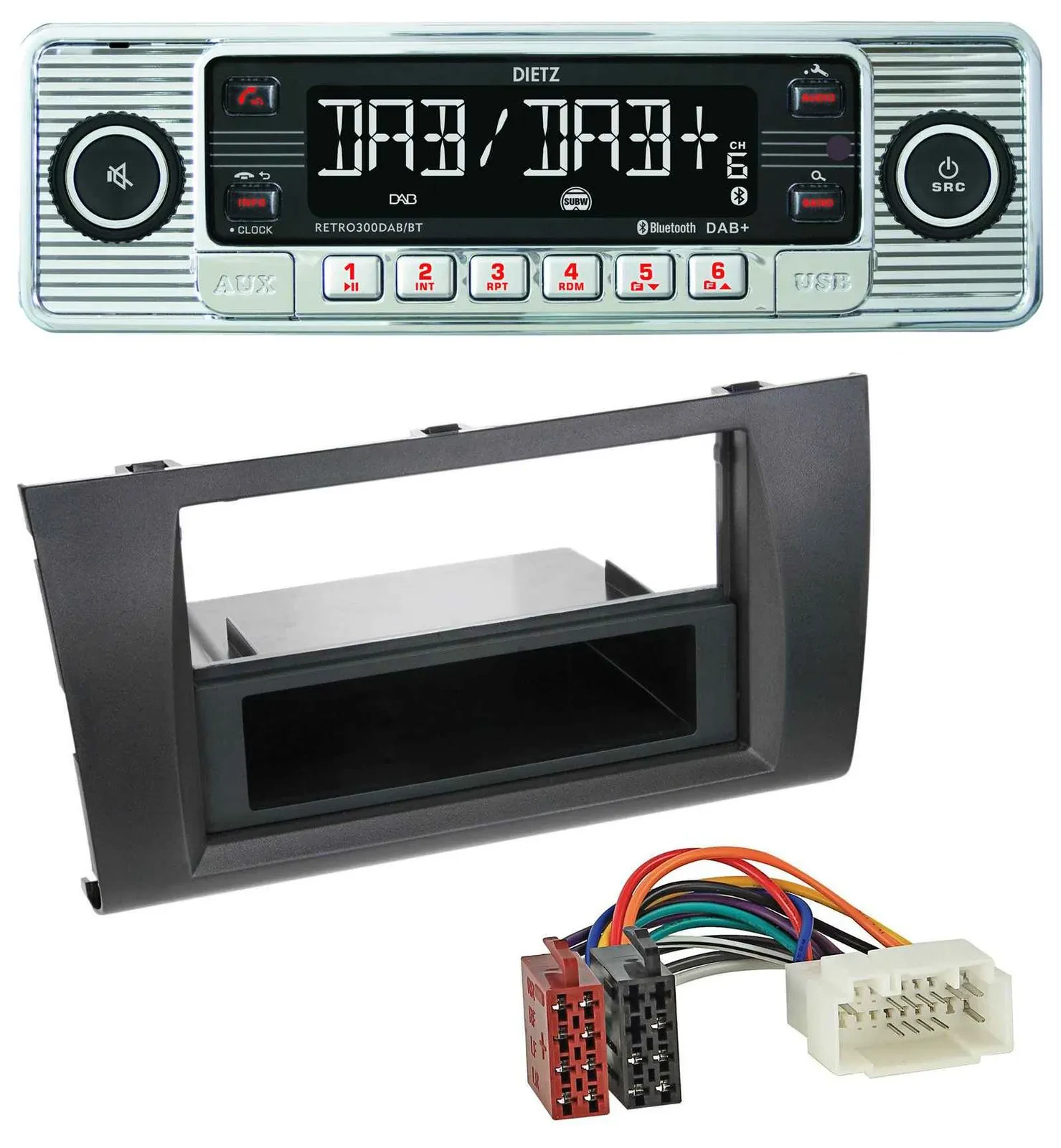 Dietz Bluetooth MP3 DAB USB Autoradio für Suzuki Swift (2006-2010)