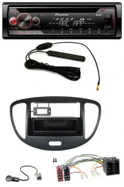 Pioneer CD USB AUX DAB MP3 Autoradio für Hyundai i10 (2008-2013) schwarz