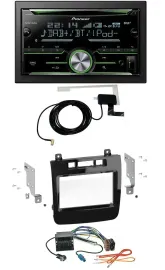 Pioneer CD USB MP3 Bluetooth 2DIN DAB Autoradio für VW Touareg (2010-2014)