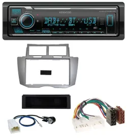 Автомагнитола для Toyota Yaris (2007–2011) Kenwood Bluetooth, DAB, USB, MP3