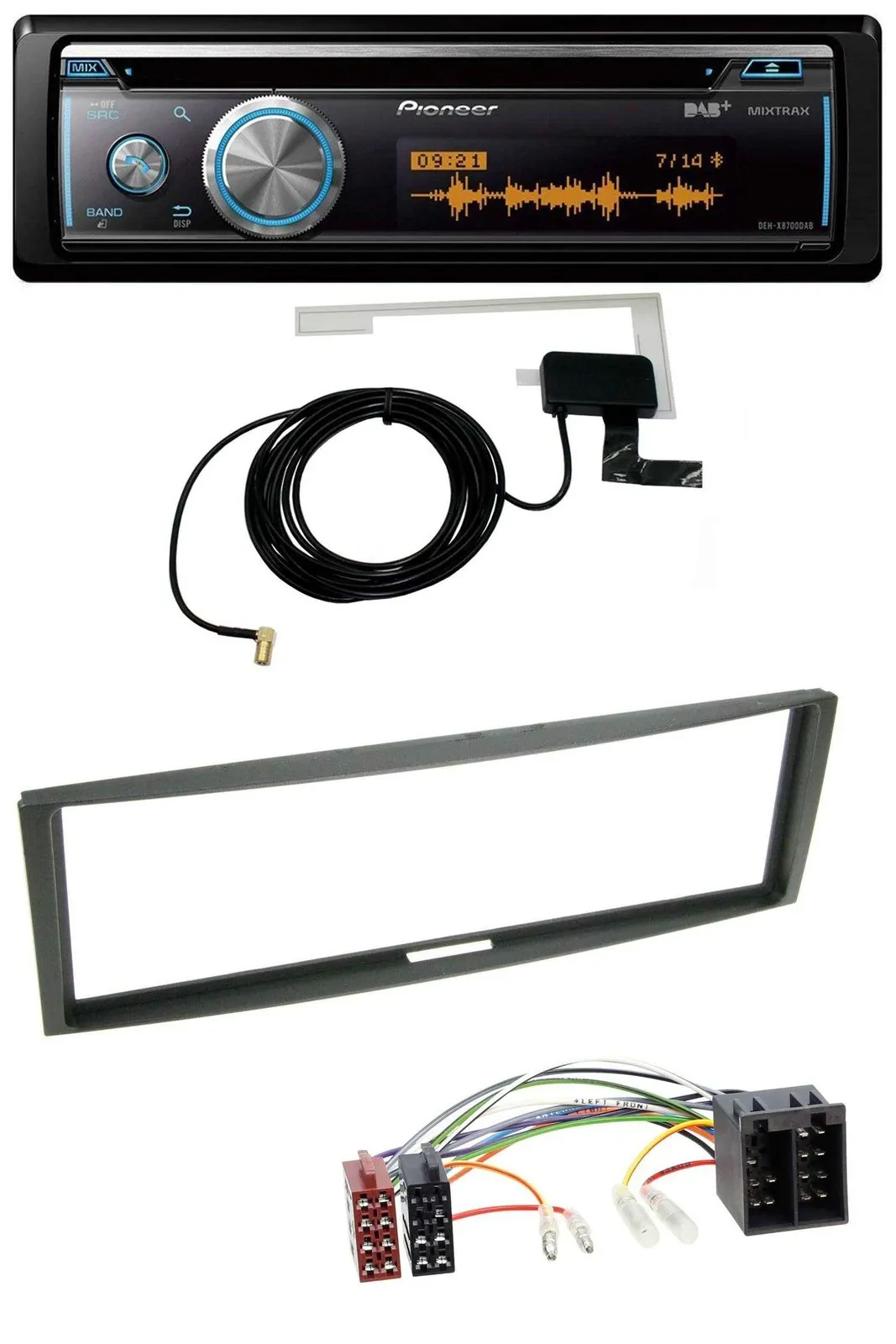 Автомагнитола для Renault Megane/Scenic/Modus Pioneer Bluetooth, DAB, MP3, USB, CD