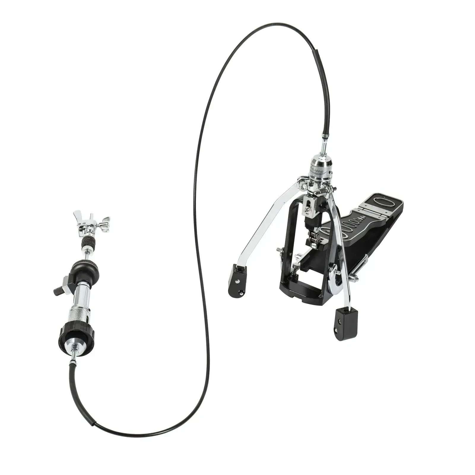 Стойка для Hi-Hat Fame Audio HH9007 remote cable, одинарная цепь, хром, поворотные ноги