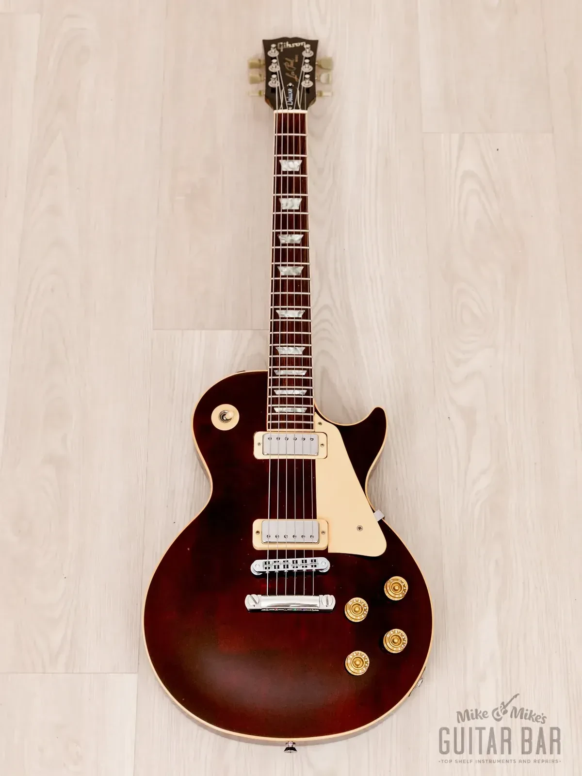 Электрогитара Gibson Les Paul Deluxe HH Wine Red w/case USA 1983