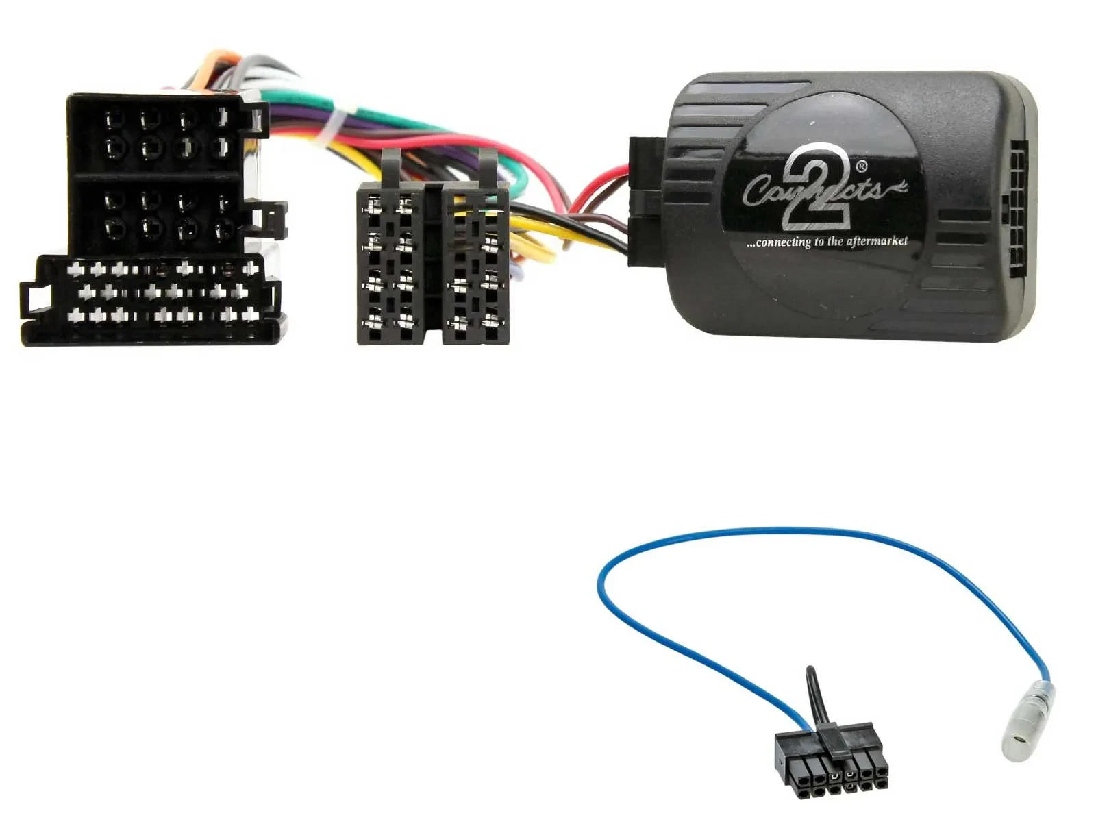 Connects2 Lenkradadapter für Seat Ibiza Leon Toledo Cordoba Mini-Iso Kenwood 42-