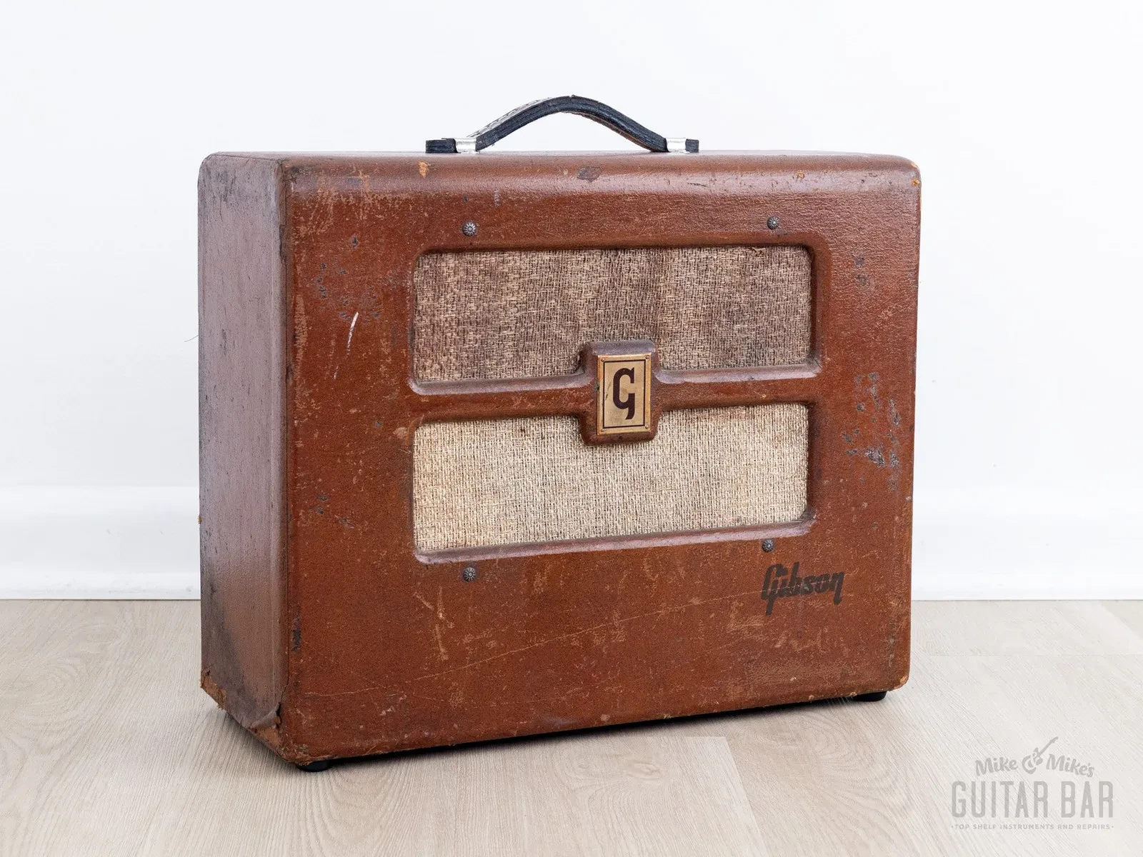 Б/У Комбоусилитель для электрогитары Gibson BR-6 (1952) ламповый 1x10" с динамиком Jensen Field Coil и лампами RCA
