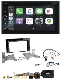 Blaupunkt DAB Lenkrad TMC Bluetooth USB 2DIN Navigation für Toyota Aygo AB7 ab 2