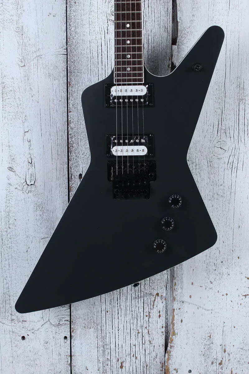 Dean X Series Z X Floyd Solid Body Electric Guitar Black Satin Finish ZX F BKS