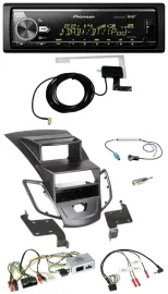 Автомагнитола для Ford Fiesta (2010–2017) Pioneer Bluetooth, DAB, USB, черная