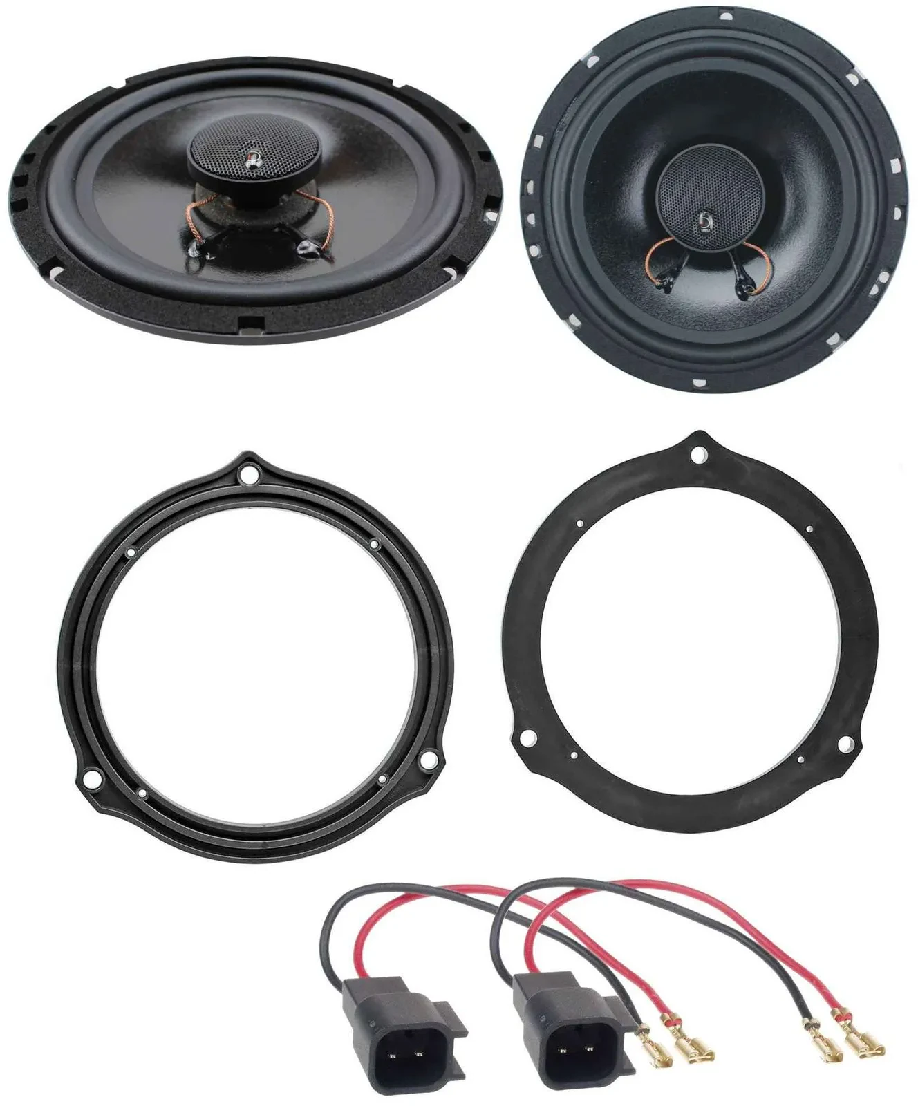 Dietz 85Watt 16,5cm 2-Wege Lautsprecher für Ford Focus 04-10 Hecktür Auto Boxen