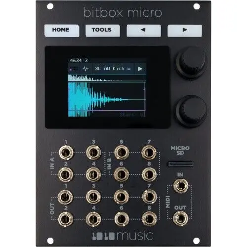 Модульный студийный синтезатор 1010music bitbox micro Black Edition