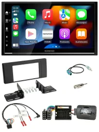 Kenwood DAB USB Bluetooth 2DIN Lenkrad Autoradio für Land Rover Range Rover Vogu