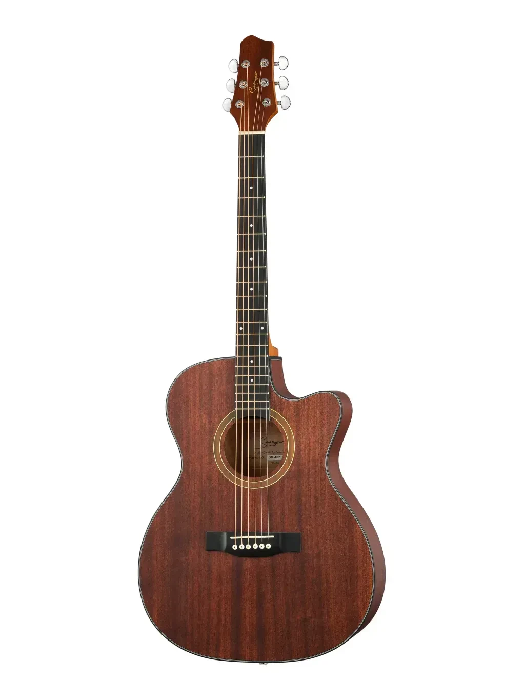 Электроакустическая гитара Smiger SM-402-EQ с вырезом, натуральный