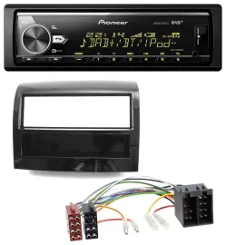 Pioneer Bluetooth USB DAB MP3 Autoradio für Fiat Ducato 2011-2021 piano schwarz