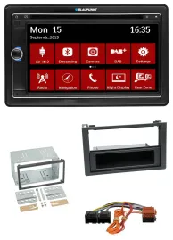 Blaupunkt Bluetooth DAB 2DIN USB DVD MP3 Autoradio für Saab 9.3 Ys3F 2007-2012