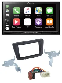 Pioneer 2DIN MP3 USB DAB DVD Bluetooth Autoradio für Suzuki Baleno EW ab 2016