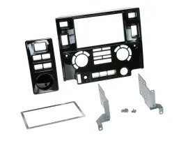 Radioblende Doppel DIN Autoradio für Landrover Defender 2007-2016 LD Klavierlack