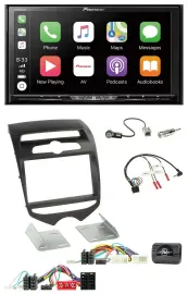 Pioneer 2DIN Lenkrad USB DAB DVD Bluetooth Autoradio für Hyundai ix20 ab 2010 ma