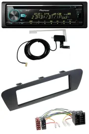 Автомагнитола для Renault Scenic (с 2009) Pioneer CD/MP3/USB/AUX, DAB, коричневый