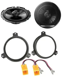 Pioneer 3-Wege 300Watt 16,5cm Lautsprecher für Citroen C1 Peugeot 108 ab 14 Fron