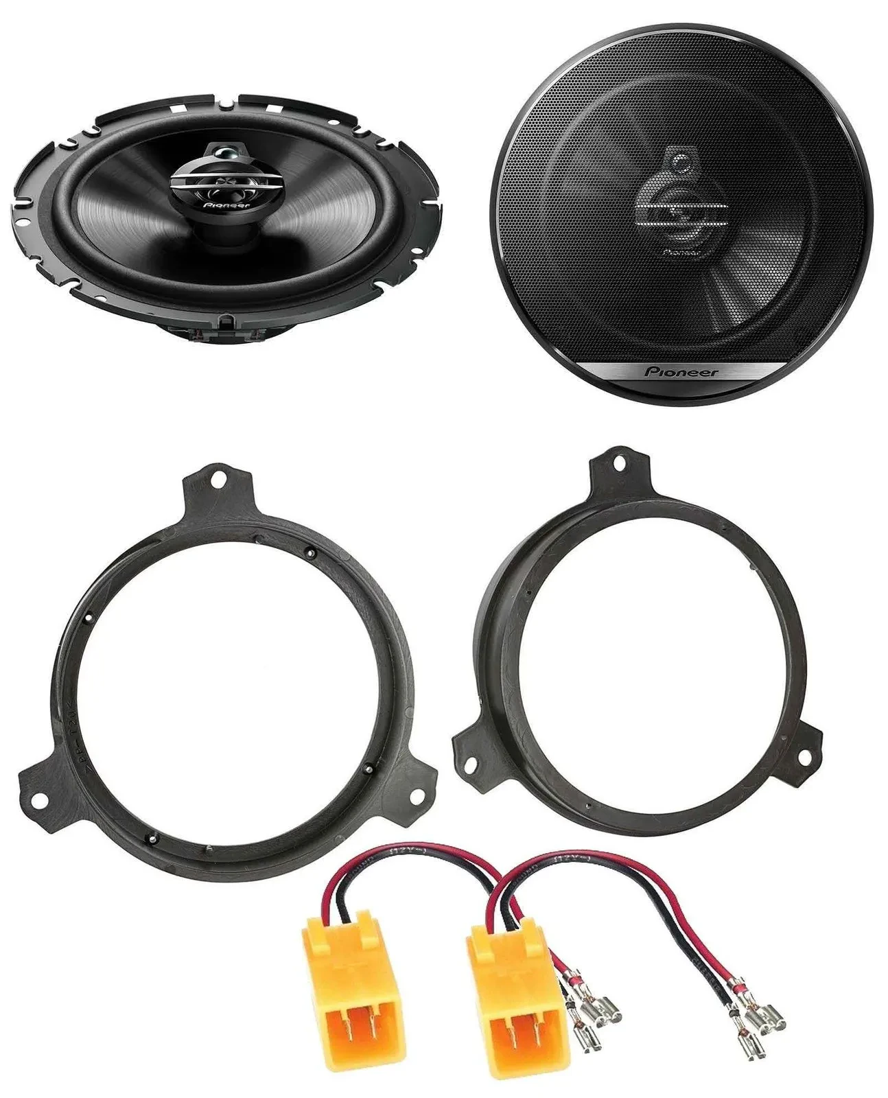 Pioneer 3-Wege 300Watt 16,5cm Lautsprecher für Citroen C1 Peugeot 108 ab 14 Fron