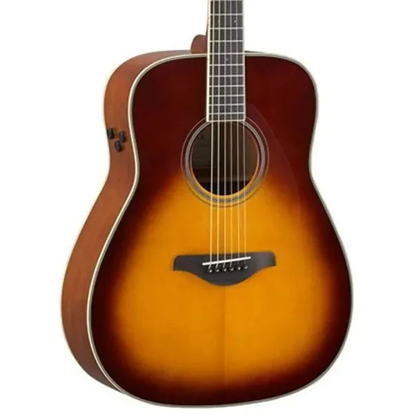 Yamaha FG TA Transacoustic Acoustic Electric Guitar Brown Sunburst