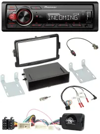 Pioneer Bluetooth USB DAB Lenkrad Autoradio für Dacia Dokker Lodgy Sandero ab 12