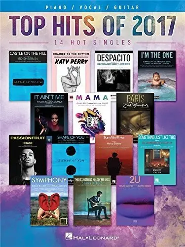 Ноты MusicSales TOP HITS OF 2017 PVG BOOK