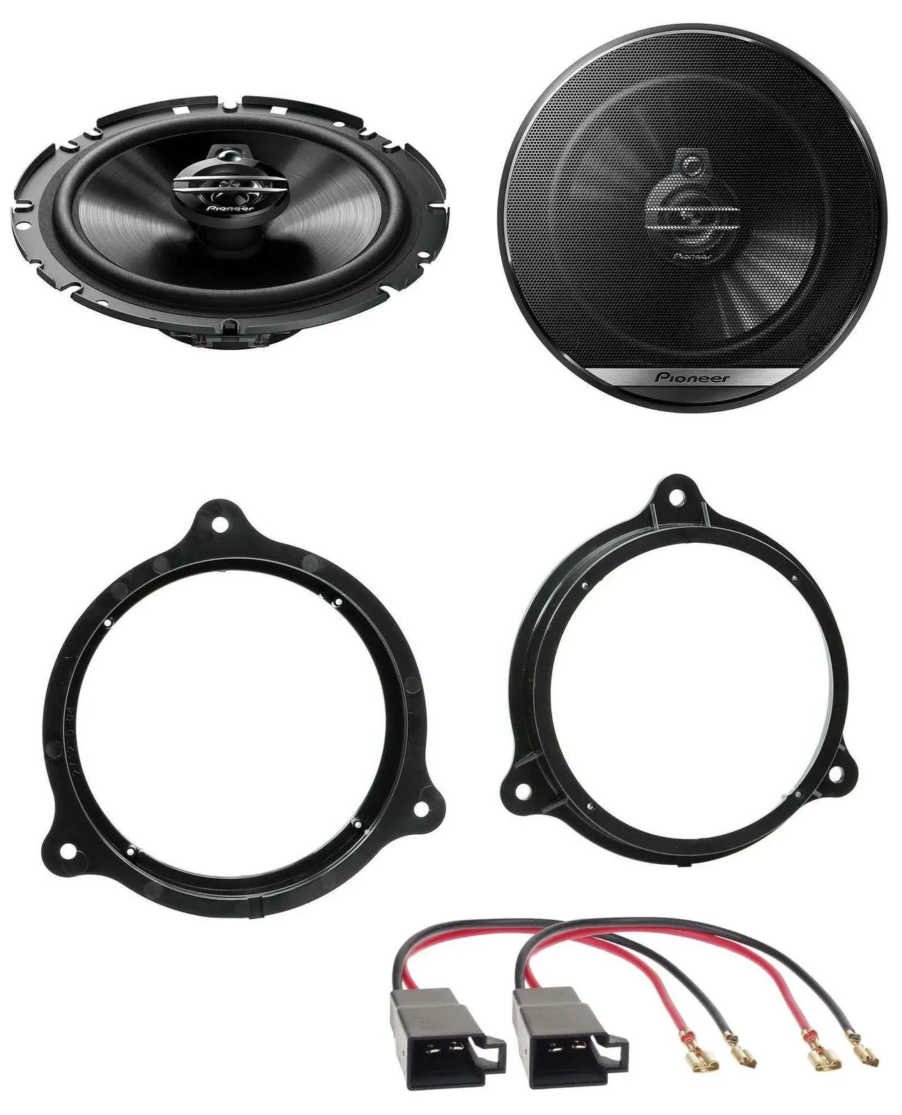 Pioneer 3-Wege 300Watt 16,5cm Lautsprecher für Renault Kadjar Captur Tür Front H