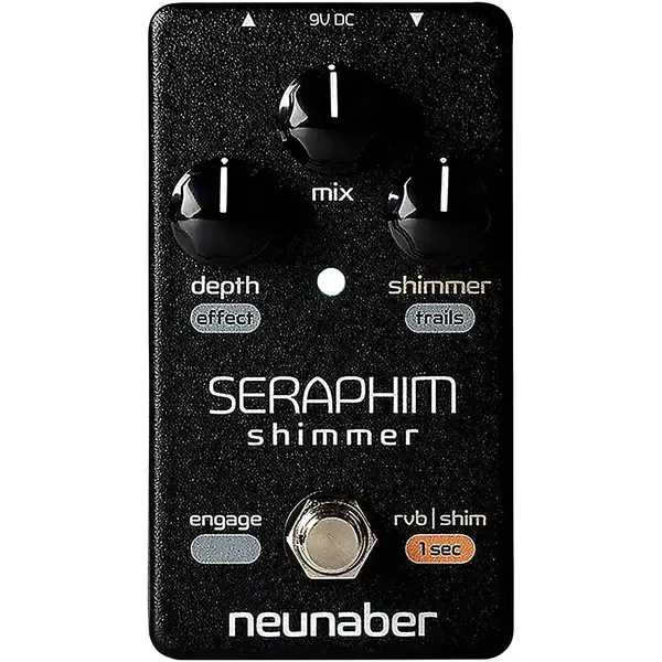 Педаль эффектов для электрогитары Neunaber Seraphim Shimmer Reverb Effects Pedal Black