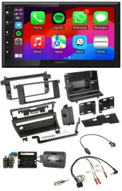 Kenwood Lenkrad USB DAB 2DIN Bluetooth Autoradio für BMW 3-er E46 2001-2006 1 Sc
