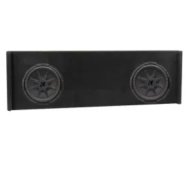 NVX VE-GM-SLVCCG2-D12S Dual 12" Sealed Enclosure with Two CWRT122 Subwoofer