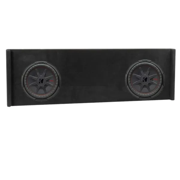 NVX VE-GM-SLVCCG2-D12S Dual 12" Sealed Enclosure with Two CWRT122 Subwoofer