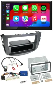JVC Bluetooth 2DIN Lenkrad DAB USB Autoradio für Toyota RAV 4 ab 2011 28 Pin