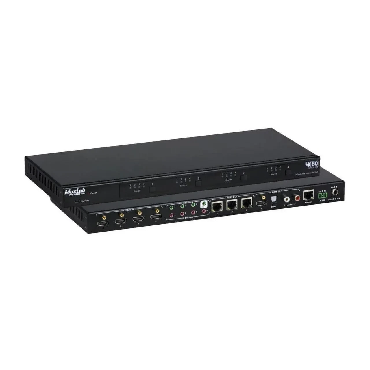 MuxLab 500412-US HDMI 4x4 Matrix Switcher Kit